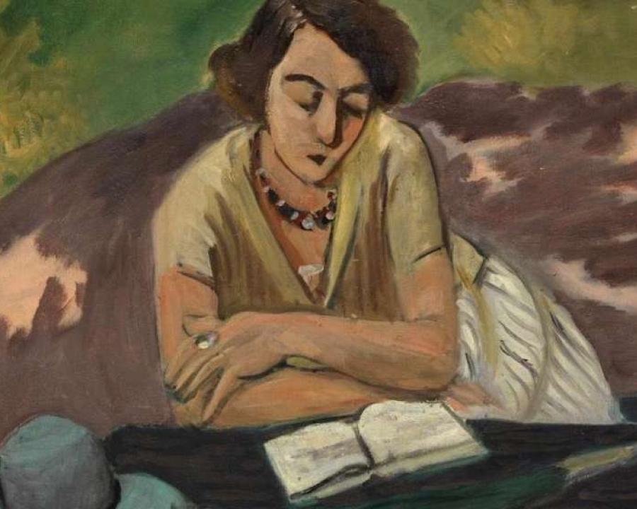 Liseuse à l'ombrelle, d'Henri Matisse, 1921