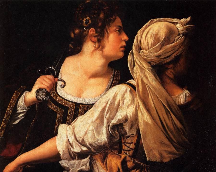 Judith y su doncella con la cabeza de Holofernes | Artemisia Gentileschi | 1618