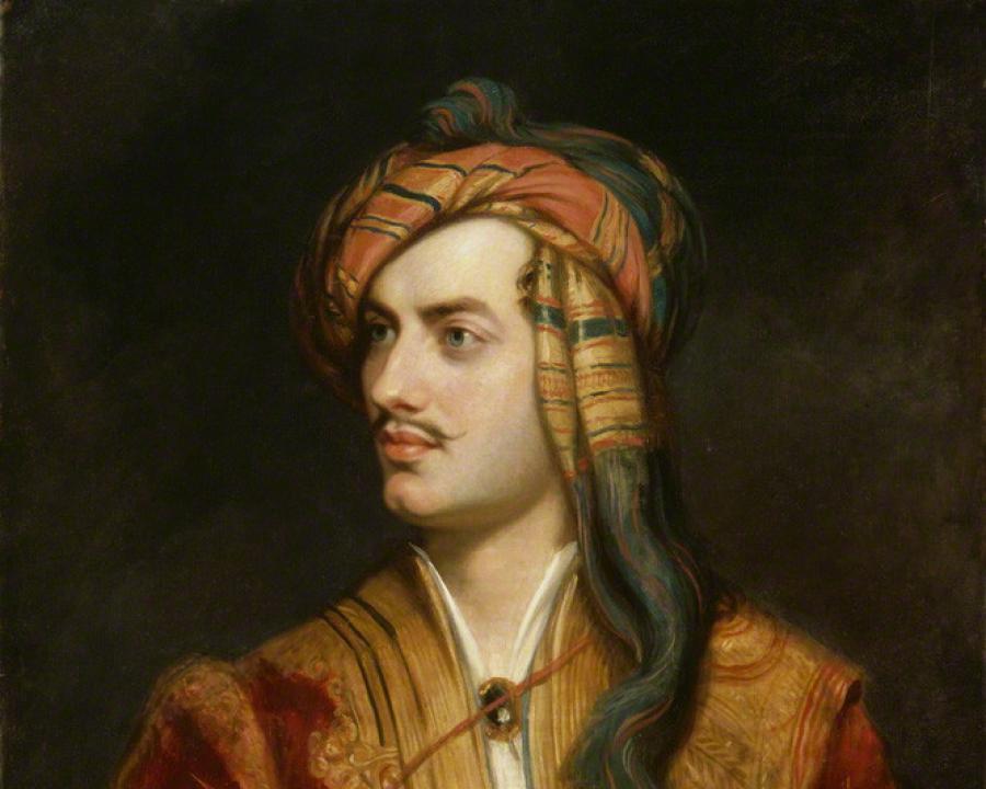 Lord Byron, retrat de Thomas Phillips, 1835.